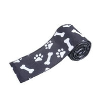 JoyMoreHome 197Inch Dog Ribbon 2.5 Inch Wired Paw Print Wired Ribbon for DIY Wrapping Wedding Floral Bows Decor Home Party Ornaments