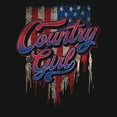 thumbnail image 3 of Country Girl USA Flag Women's Long Sleeve T-shirt Patriotic Southern Cowgirl Red White Blue American Pride Life Lovers Gift, 3 of 7