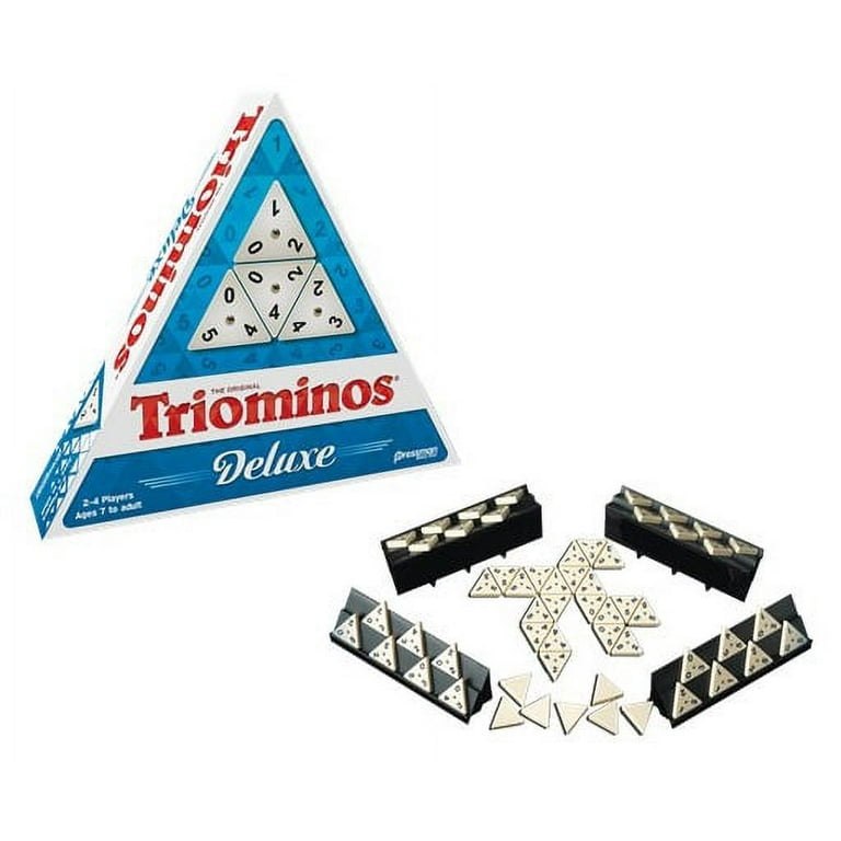  Tri-Ominos - Travel Edition with Lightweight Playing Tiles by  Pressman Games Blue, 5 : Toys & Games