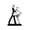 B silver, variant on AOOOWER Dancing Ballet Couple Figurines Ballet Dancer Statue Sculpture Table Ornament