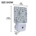 thumbnail image 4 of Yayeee LED Plug in Night Light for The Home with Auto Dusk to Dawn Light Sensors, 2 Pack, Blue Octopus Pattern, 4 of 6