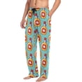thumbnail image 4 of FREEAMG Maple Syrup Bottle Star Pattern Men's Pajama Pants Sleepwear Lounge Pajama Bottoms, 4 of 6