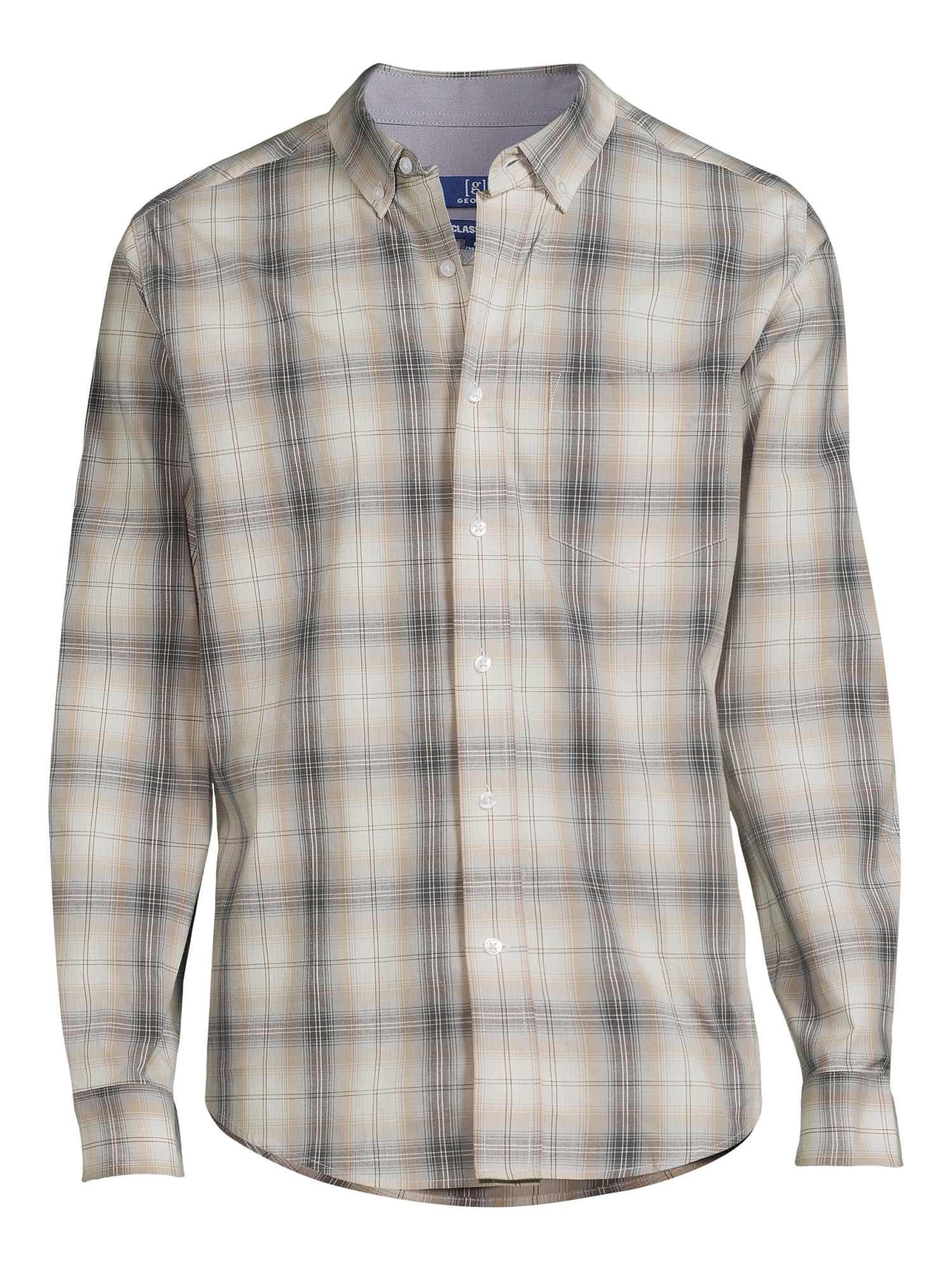 George Men’s Poplin Shirt with Long Sleeves