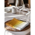 thumbnail image 6 of Ombre Orange Waves Cloth Napkins Set of 8 Reusable Dinner Napkins, Abstract Art Gradient Modern Cocktail Napkin Washable Table Napkins for Wedding/Holiday Party/Baby Shower 20"x20", 6 of 7