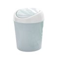 thumbnail image 1 of Ounissouiy Cubo de basura con cubierta enrollable, cubo de basura de plástico para el hogar y la Oficina, organizador portátil multiusos, accesorios para Suministros de limpieza para el hogar Azul, 1 of 8