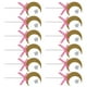 thumbnail image 5 of Fiesta 12 Uds. Adorno Para Tarta Con Forma De Luna Dorada Y Estrella Con Lazo Rosa, Decoración Para Fiesta De Cumpleaños Y Boda, 5 of 7