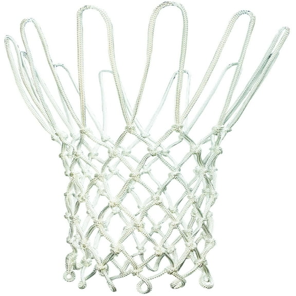 Athletic Works Regulation Size Heavy Duty Basketball Net, White, Polyester, 6.9 oz