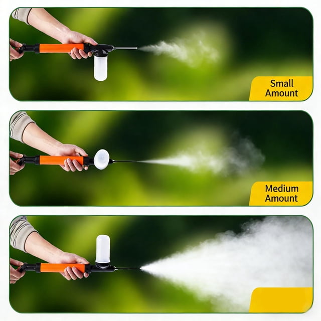 Pulverizador de polvo, herramienta polinizadora, herramienta de jardinería multifuncional, práctico, eficaz, duradero, aplicadores de polvo manuales