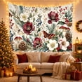 thumbnail image 3 of Forest Flora with Mushrooms and Butterflies, Cozy Cottagecore Style for Mushroom Lovers, Botanical Wall Decor Housewarming Gift, Tapestry Wall Hanging for Bedroom and Living Room, 3 of 7