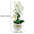 thumbnail image 6 of LShunze 12inch Artificial Magnolia Flowers 3D Real Touch 7 Heads Faux Magnolia Flowers Realistic Long Stem with Green Leaves for Home Wedding Table Office Floral Arrangement Decoration, 6 of 7