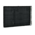 thumbnail image 4 of Vibrant Life Wire Dog Crate, Double-Door, Divider and Leak-Proof Tray, Metal, Foldable, Durable, Black, 42", 4 of 7