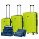 thumbnail image 1 of Set de 3 Maletas Con Organizadores Sun Coast Dubai De 20", 24" y 28" Color Verde Limón, 1 of 7