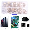 thumbnail image 4 of OULII 180pcs/set Brass Assorted Nut And Bolt Set For Various Applications, 4 of 4
