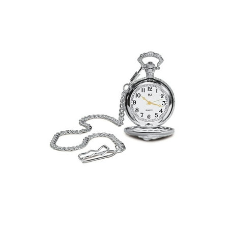 Pocket Watch Case with Chain Rubies 901