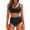 Black, variant on Bikini Set with Removable Pads – Two-Piece Swimsuit for Women, Detachable Chest Pads, No Underwire, Versatile for Tanning and Beach,Black M