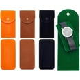 thumbnail image 2 of Watch Travel Case 4PCS 5x2.8 Inch Portable Watch Pouch Velvet Single Watch Storage Bags Watch Case Organizer with Insert Cardboard and Button 4 Colors, 2 of 7
