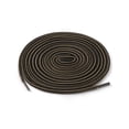 thumbnail image 1 of INSPIRE CHIC Unisex Round Rope Dual Colored Striped 1/5 Thick Boot Shoelace 120cm / 47.24" Light Brown Black, 1 of 4