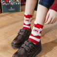 thumbnail image 5 of Xmas Crew Socks Festive: 4 Pairs Stretchy Breathable Cotton Socks Holiday Socks, 5 of 5