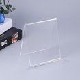 thumbnail image 4 of 2Pcs Acrylic Display Racks A5 Book Shelves Music Record Display Stands Flat Storage Holder, 4 of 8