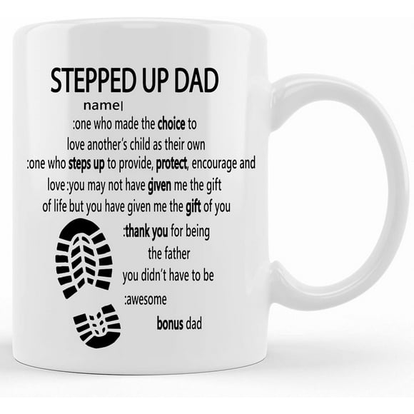 Personalized Bonus Mom Gift For Step Mom Gift For Mothers Day Gift Badass Bonus Mom Mug For Step Mother Gift Personalized Gift For Step Mom Muga Ceramic Novelty Coffee Mugs Mug Tea Cup 11 OZ Mugs