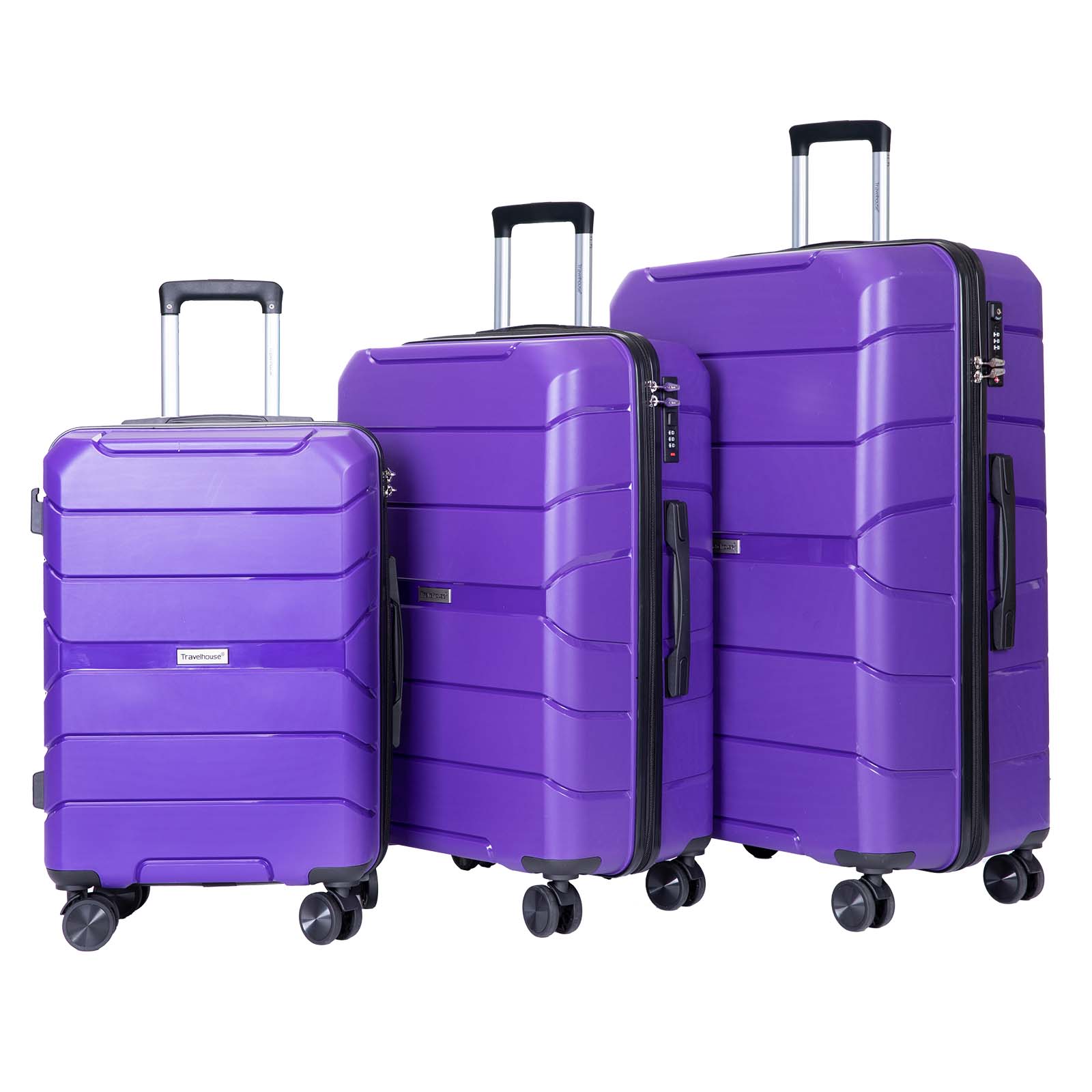 Carry on Luggage Sets Carry on Suitcase, 3pcs 20''/24''/28'' Fashion