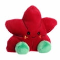 thumbnail image 2 of Aurora - Mini Red Festive Stuffed Animal - 6" Carmine Poinsettia - Palm Pals, 2 of 4