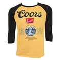thumbnail image 2 of Coors Banquet Black and Yellow Raglan Shirt-XLarge, 2 of 2