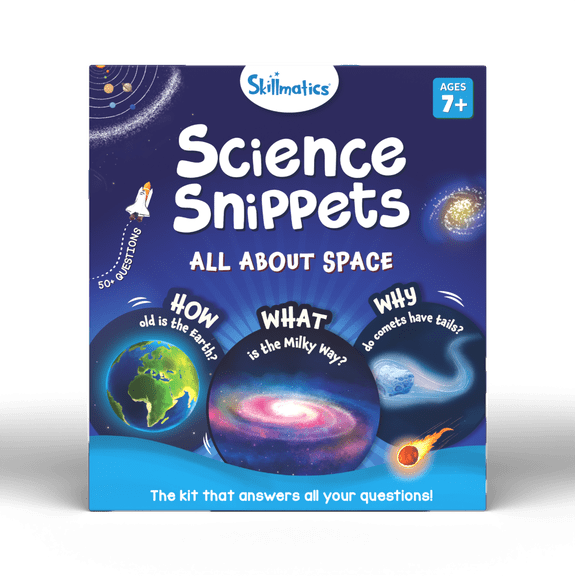 Skillmatics Science Snippets: Explore Space With Flash Cards