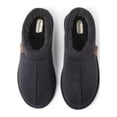 thumbnail image 3 of Dearfoams Cozy Comfort Men's High Vamp Microsuede Clog Slippers, 3 of 7
