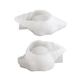 thumbnail image 2 of Hovilon 2Pcs Large Seashell Silicone Molds for Epoxy Resin Casting, Realistic Shell Resin Jewelry Tray Candle Soap Mold, Flexible Non-Stick DIY Home Decor Storage Box, Reusable Craft Supplies, 2 of 8
