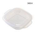 thumbnail image 3 of CAROOTU Plastic Cleaning Rice Bean Sieve Hands-Free Kitchen Rice Clean Tool Kitchen Accessories Lunch Box 340/700ml, 3 of 7