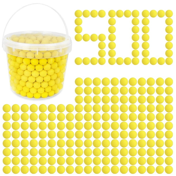 Paquete de recarga de munición de 500 cartuchos para pistola Nerf Rival TioPlior Yellow