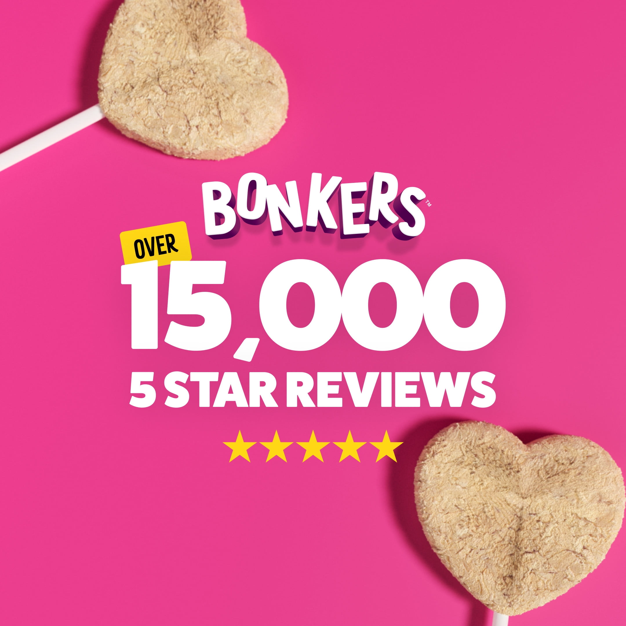 BONKERS Purrpops Freeze-Dried Chicken Flavored Lollipop Treats for Cats, 4 Pack