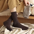 thumbnail image 6 of Wool Socks for Men Thick Warm Winter Socks Cotton Boot Socks Casual Dress Socks Breathable Ankle Crews Socks Hosiery, 6 of 9