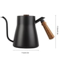 thumbnail image 1 of Pour Over Coffee Kettle With Gooseneck  Stainless Steel Coffee Tea Kettle  Stovetop Induction Goose Necked Kettle Slow Pour Drip, 1 of 8