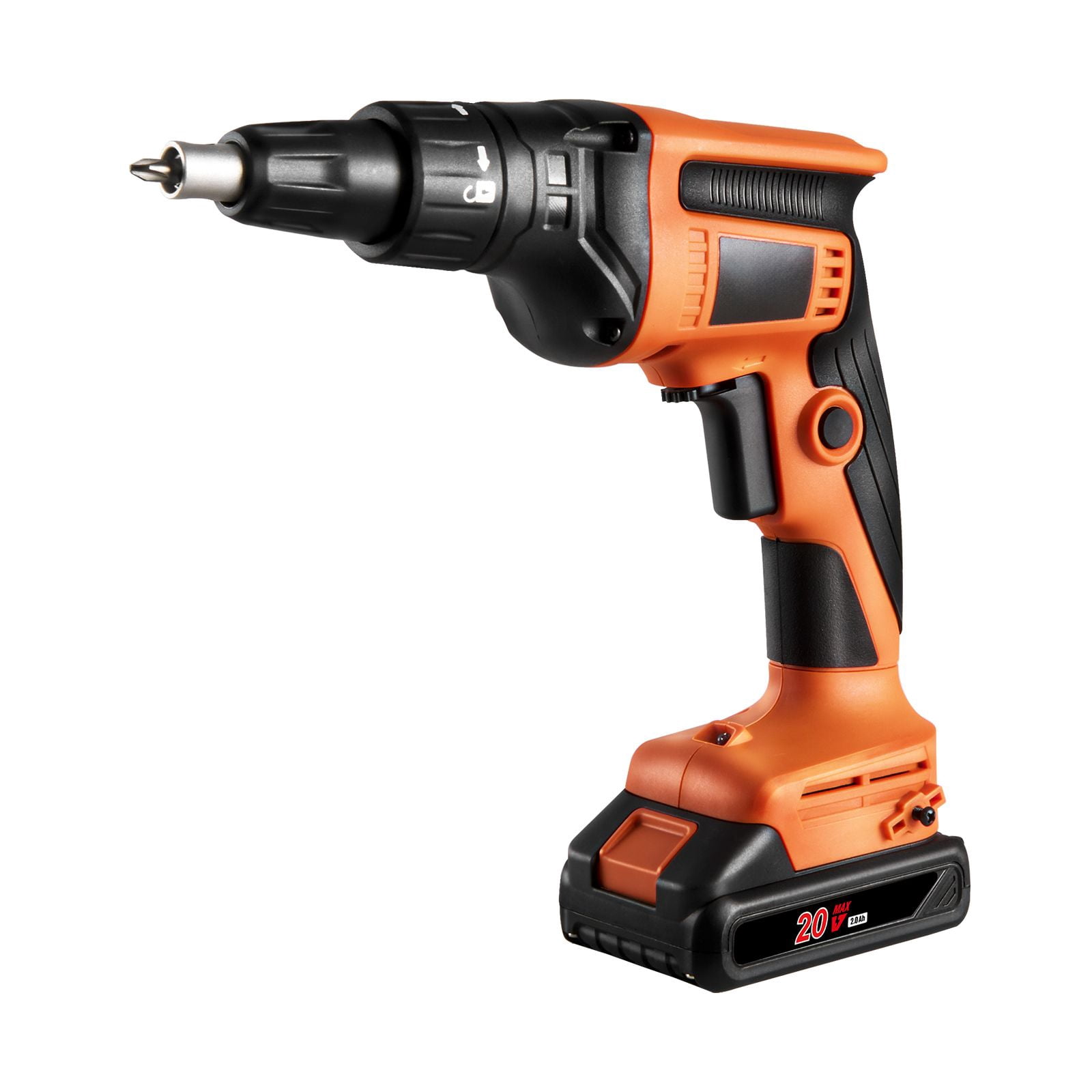 Cordless Drywall Screw Gun with Brushless Motor 4200 RPM, 2 x 2AH Batteries, 3-Mode Adjustment, LED Light, for Drywall Installation