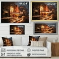 thumbnail image 4 of Designart "Retro Theater Night View" Theatres Canvas Prints, 4 of 7