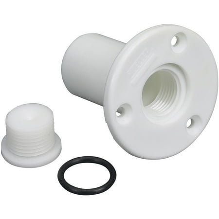 Urostomy Drain Tube Adapter - Moeller 020304-10 Transom Drain Tube, 3 Recessed Holes