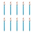 thumbnail image 2 of Estacas para tienda de campaña Advancent Paquete de 10 Aleación de aluminio Reutilizables Azul, 2 of 6