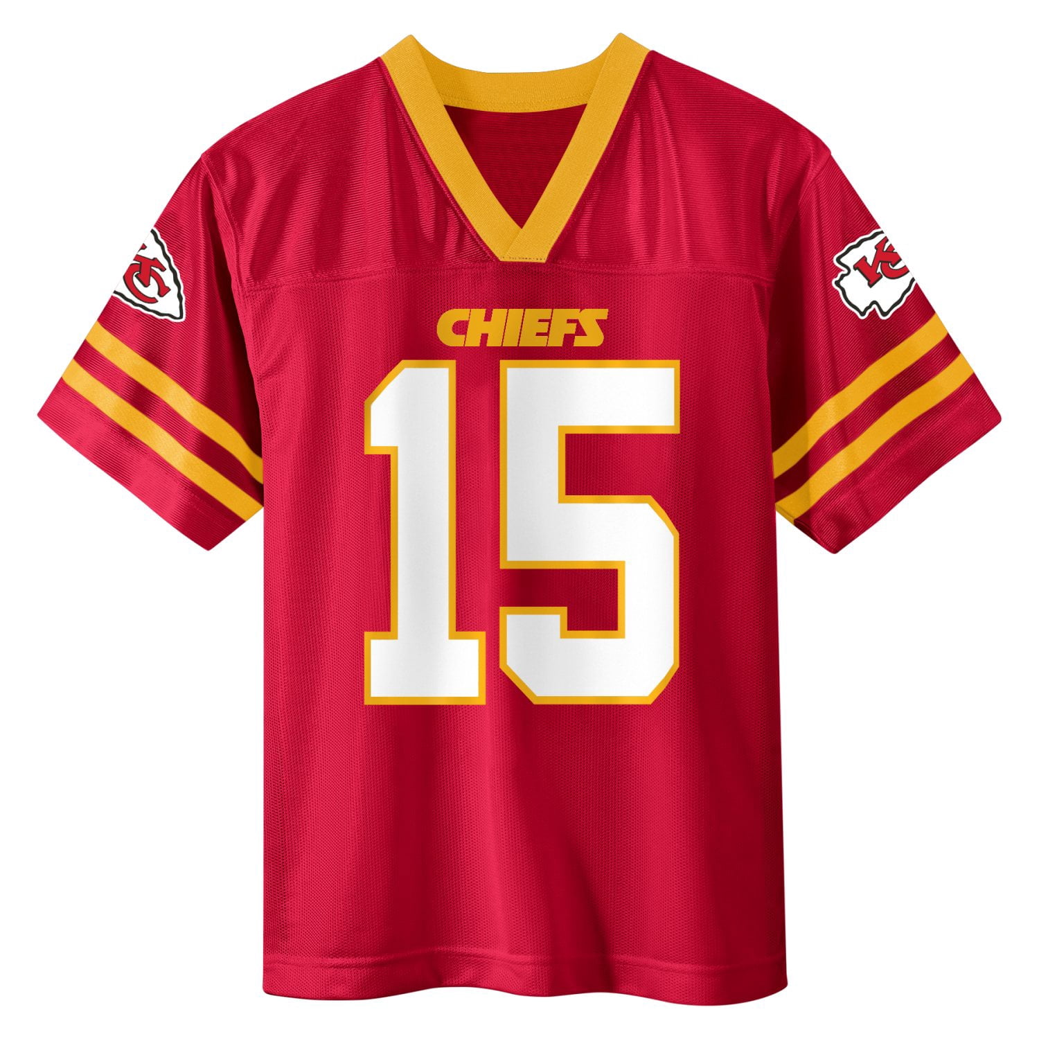 NFL KANSAS CITY CHIEFS Boys Jersey Game Day Fan Apparel -Mahomes