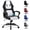 White, variant on YRLLENSDAN Adjustable Gaming Chair Ergonomic Leather, Rolling Home Office Desk Chairs With Armrest and Lumber Support, Comfortable Computer Chair with Wheels for Adults, Blue