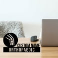 thumbnail image 2 of Handmadetneonsign Orthopaedic Metal Nameplate, Doctor Desk Nameplate, Doctor Desk Name Plate Decor, 2 of 5