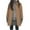 Khaki, variant on Hueook Barn Jackets for Women Women Coat Women's Suit with Elegant Temperament Collar Double-sided Woolen Coat Khaki XL