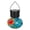 A, variant on Solar Hanging LED Chandelier, Outdoor Waterproof Hollow Garden Light, Solar Powered Hanging Decor Lamp, Vintage Hollow Pendant Lighting for Patio, Yard, Lawn and Courtyard Night Decoration