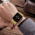 thumbnail image 5 of Fitlink Stainless Steel Metal Band for Apple Watch 45/44/42/41/40/38mm, Apple Watch Band Bracelet for Apple Watch Series 7 Apple Watch Series 6 Apple Watch Series 5/4/3/2/1(Gold-42mm/44mm), 5 of 6