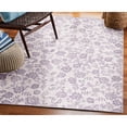 thumbnail image 2 of Mainstays Lavender Floral Faux Fur Indoor Accent Rug, 4'x5'6", 2 of 8