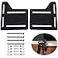 thumbnail image 3 of 2Pcs Bed Frame Brackets Adapter for Headboard Extra, Heavy Duty Bed Modification Plate, Headboard Attachment Bracket with Hardware, 3 of 4