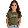 thumbnail image 4 of Fourth Grade Camo Shirt for Boys and Girls Back to School Woodland Camouflage Kids Tee Military Green Shirt 5-6, 4 of 8