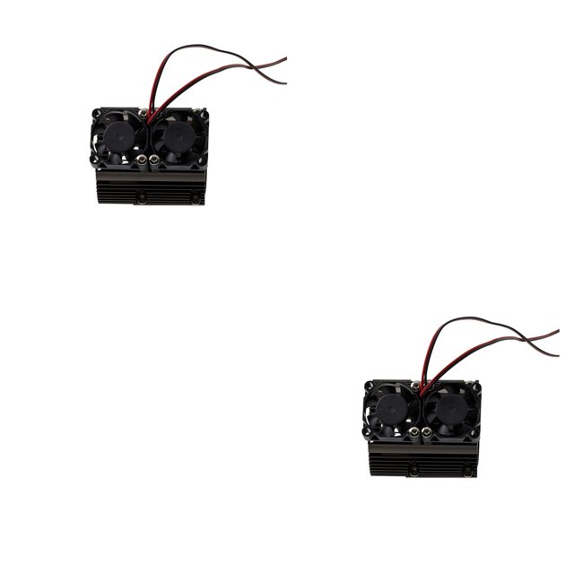 Bewildely 1 Juego de ventilador de Motor RC, dispositivo de refrigeración profesional de alta eficiencia, pieza de actualización, motores, Kit Gris 2Conjunto