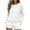 White, variant on Womens Sweaters Crew Neck Casual Pullover Long Sleeve Fall Knit Tops S